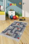Conceptum Alfombra de Pasillo ELS582 Gris 80 x 150 cm